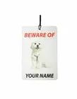 Personalized Maltese Dog Car Air Freshener