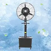 Heavy Duty High Velocity Pedestal Fan,Industrial Standing Fan With Adjustable Height And Tilt,Metal Fan For Industrial, Commercial, Residential, Greenhouse(A)