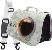 GREENADSCAPE Cat Travel Carrier with Strap Portable Pet Backpack for Dogs Cats Lightweight Breathable Design for