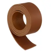 Leather Straps, 1.2 Inch Wide 39 Inch Long Flat Leather Strips Cord, Brown