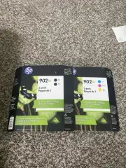 GENUINE HP 902XL 2-PACK BLACK Ink & Color Ink Cartridges - Exp: 05/21 Read