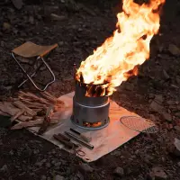 在飛比找蝦皮購物優惠-[台灣出貨]露營玩什麼 焚火布 防火布 阻燃布 防火墊 焚火