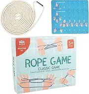 Finger String Toy,Hand Braid Interactive Rope Toy | Elastic Finger Hand Cotton Rope String Game for Home, School, Outdoor