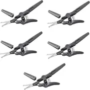 ARTSEWPLY 5pcs Trimming Scissors for Men Precision Beard Grooming Eyebrow Trimming Tool Multifunctional Facial Scissors for Nose Hair Stylish Safe Design