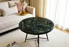 24" Labradorite Round Coffee & Tea Table Top Living Room Balcony Furniture Decor