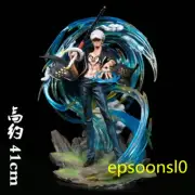 Anime Figure Samurai Trafalgar D Water Law PVC Model Collect Decor 16" China Ver