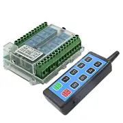 Reliable 8 Channel Wireless RF433MHz Remote Control Switch Relay Module
