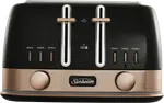 Sunbeam 4 Slice New York Toaster Black/Bronze