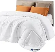 Bedsure Queen Comforter Duvet Insert - Quilted White, All Season Down Alternative Queen Size Bedding Comforter with Corner Tabs