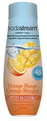 SodaStream Waters, Orange Mango Flavour Drink Mix, 440mL