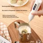 Handheld Milk Frother Frothy Coffee Electric Mixer Kitchen Beater. Mini Egg E4H9