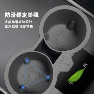 矽膠中控水杯架 適用 特斯拉 Tesla Model Y 3 水杯架 車用 中控 杯架 汽車 收納 置物 TS05