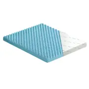 STARRY EUCALYPT Memory Foam Mattress Topper Airflow Cool Gel Bamboo 10cm Queen