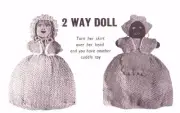 TOPSY TURVY - 2 WAY DOLL / COPY doll knitting pattern