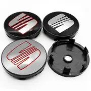 4pcs 56mm Car Wheel Center Hub Cap Rim Cover Emblem Stickers Accessories For Seat Ibiza 6j 6l Fr Ateca Altea Xl Leon 2 Leon