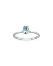 Gem Spark 14K 0.45 ct. tw. Aquamarine Ring
