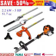 Garden Multi Tool Set Hedge Grass Trimmer Chain Saw Brush Cutter Gardening Tools