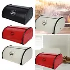 Roll Top Bread Bin for Kitchen Counter Bread Box for Home Bakery Pantry