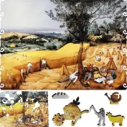 Wooden Jigsaw Puzzle for Adults by FoxSmartBox - 280 Pieces - The Harvesters