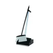 Cleanlink Lobby Pan Broom With Bucket Set Angle Brush Head Flat Fold Storage
