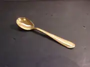 Oneida GOLDEN BECKET Gold Electroplate Silversmiths Silverware Sugar Spoon 6"