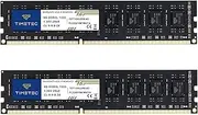 Timetec 8GB KIT(2x4GB) DDR3 1333MHz PC3-10600 Non-ECC Unbuffered 1.5V CL9 2Rx8 Dual Rank 240 Pin UDIMM Desktop PC Computer Memory RAM Module Upgrade (8GB KIT(2x4GB))