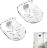 2PCS Baby Monitor Shelf Sturdy and Safe Indoor Camera Wall Shelf Smooth Edges Easy Installation and No Drill Camera Wall Mount for Camera Small Smart Speakers Ornaments Small Vases