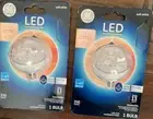 2 - PACK GE LED 37180 Decorative Globe Dimmable Soft White Light Bulbs LED G16