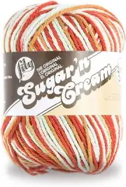 Lily Sugar'n Cream Yarn - Ombres Super Size-Sunrise Ombre