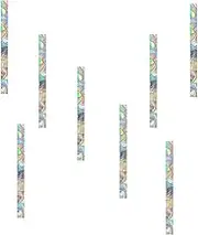 Strip Window Decals to Save Birds from Window Strikes, Anti Collision Prism Window Clings Stickers, 50 Pieces