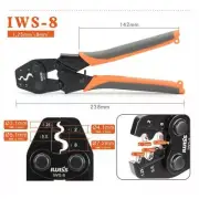 IWISS IWS-8 Ratchet Crimping Tool for Non-Insulated Terminals UT OT SC Pliers
