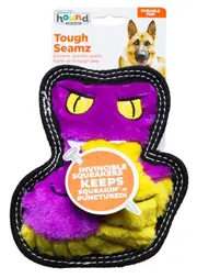 Tough Seamz Cobra Durable Squeaker Dog Plush Toy By Outward Hound - Small - New, With Tags