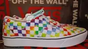 Vans Comfycush Era Tie-Dye Checkerboard White Men's US 10.5 VN0A3WM9WWX