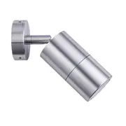 Single Adjustable Outdoor Wall Light 1x35w GU10 IP65 in Anodised Aluminium CLA Lighting - PG1ASHSIL