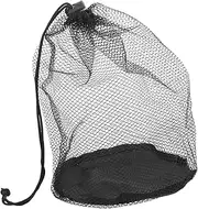 Veemoon Transparent Mesh Beach Bag Lightweight Drawstring Storage Bag for Travel Stylish Makeup Organizer with Spacious Interior for Swimming and Toiletries