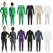 Girls Ballet Gymnastics Jumpsuit Kids Yoga Training Leotards Unitards Dancewear