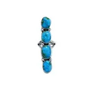 Joelias Draper, Ring, Sonoran Gold Turquoise, Navajo, 8 1/2
