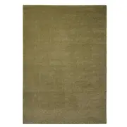 STOENSE rug, low pile, light olive-green, 133x195 cm