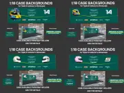 Aston Martin F1 Background for F1 1/18 1/43 Panini Triple 9 Case Alonso AMR23