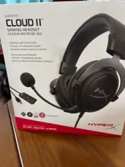 HyperX Cloud II Wired Over-Ear Gaming Headset - black NEW sealed premium sound