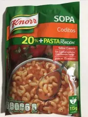 6-Pk Knorr Sopa Coditos Knorr Mex Macaroni Soup. 115g/4oz