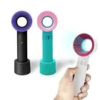 Zummy Rechargeable USB Bladeless Fan Portable Handheld Cooling Desk Mini Fan