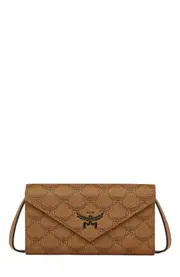 MCM Himmel Crossbody Wallet in Lauretos in Cognac at Nordstrom