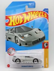 Hot Wheels Turbo '94 silver Bugatti EB110 SS New J case