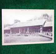VINTAGE GIRL SCOUT - CAMP EDITH MACY POSTCARD - GREAT HALL