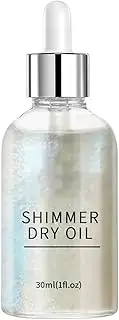 Body Shimmer Oil | Body Shine Sparkly Body Oil,Long-Lasting Shimmering Body Oil, Body Glow Oil, Body Glitter Highlighter for Body & Face Makeup