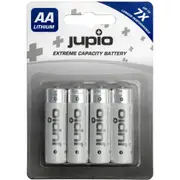 Jupio 4-Pack Non-Rechargeable Lithium Batteries AA VPE-12