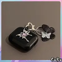 在飛比找蝦皮購物優惠-2024新品 y2k辣妹水鉆蝴蝶保護套AirPods2代蘋果