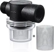 Honoson 2 Pcs Water Pump Strainer Filter Set Include Twist on Pipe Filter and Extra 50 Mesh Stainless Steel Screen, Rv Replacement 1/2 Inch Twist-on Pipe Strainer Compatible with WFCO or Shurflo Pump