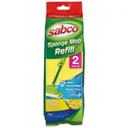 Sabco Sponge Mop Refill 2 Pack